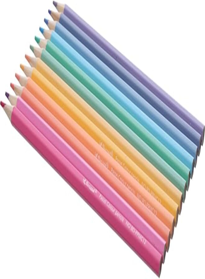 SONIX Colored Wood Pack S-3025075 12 Colored Pencils, Single Set